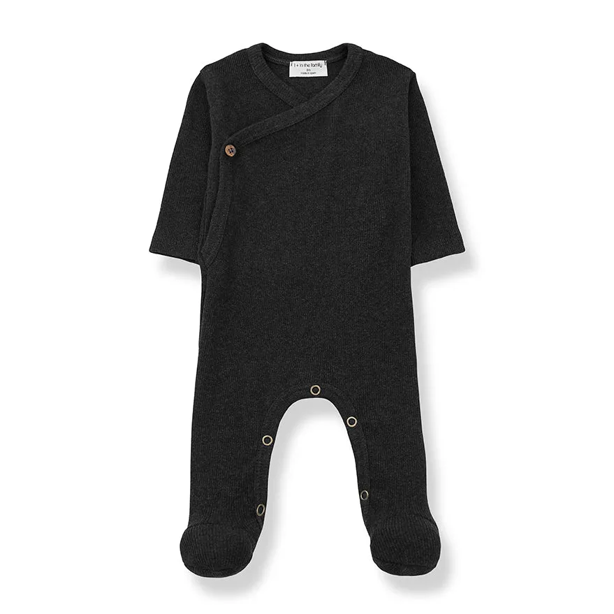 1   IN THE FAMILY CATERIN CHARCOAL ROMPER