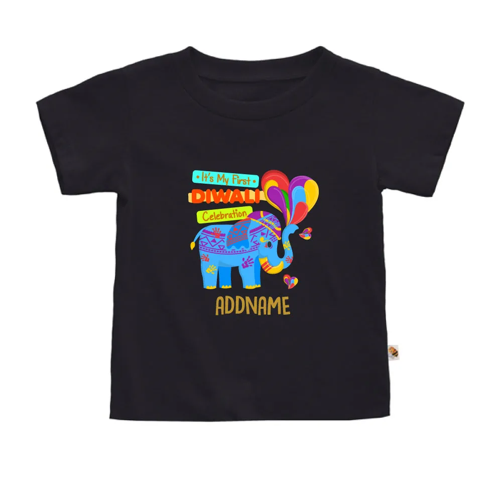 1st Diwali Blue Elephant (Kids)