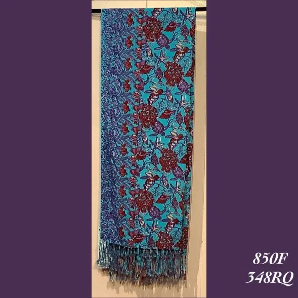 850F - 348RQ , Fringed scarf