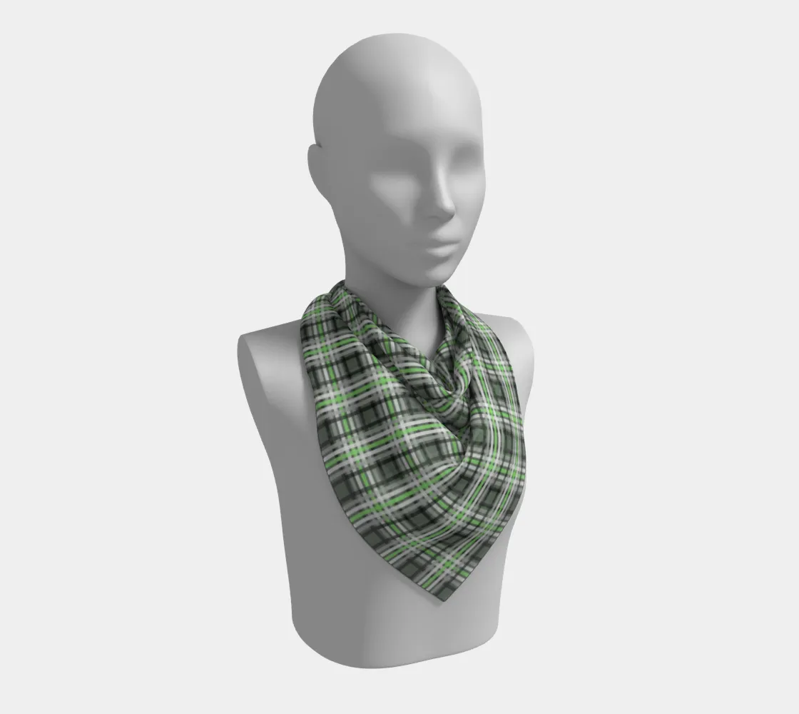 Agender Plaid  Square Scarf