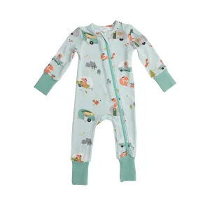 Angel Dear Camping Fox 2 Way Zipper Romper