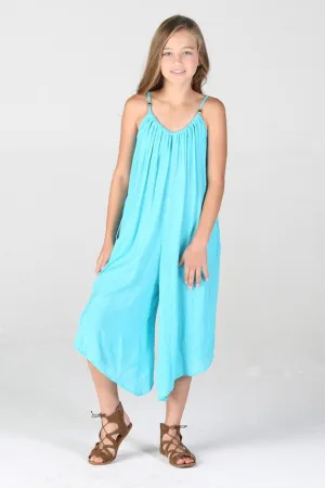 AQUA PULL ON JUMPSUIT