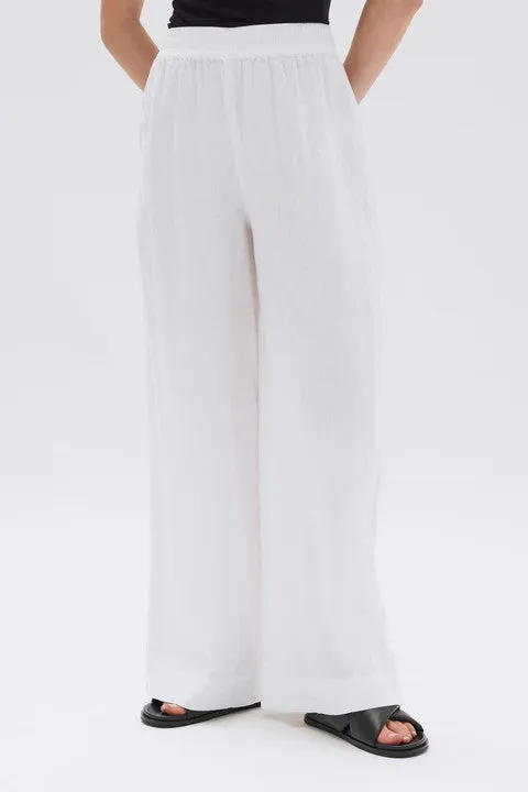 Assembly Label - Nilsa Pant, White