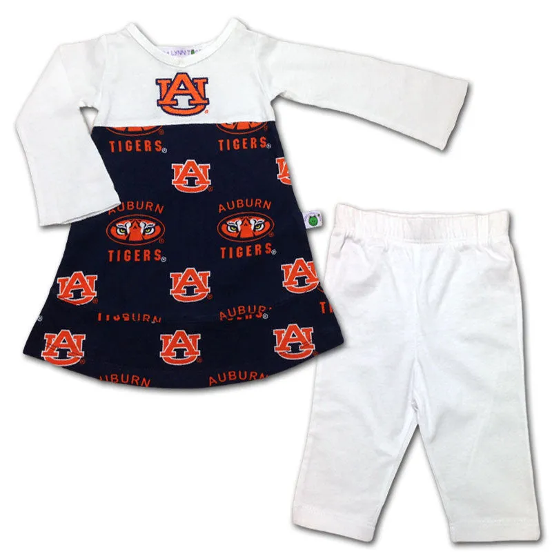 Auburn Girl Dress with Leggings