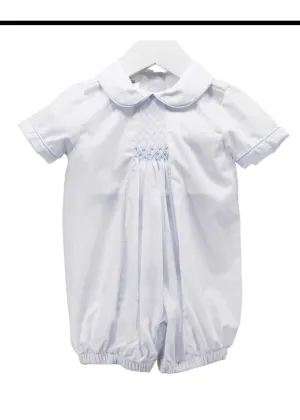 Baby Blessings White Oliver Romper