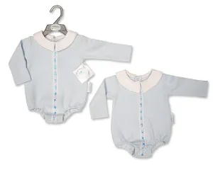 Baby Boys Romper with Lace (NB-6M) (PK6) BIS-2020-2491S