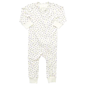 Baby Organic Romper - Tiny Purple Roses