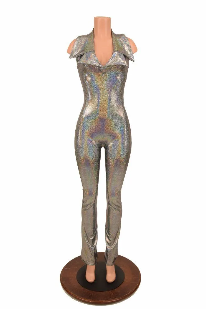 Backless Catsuit with Showtime Collar