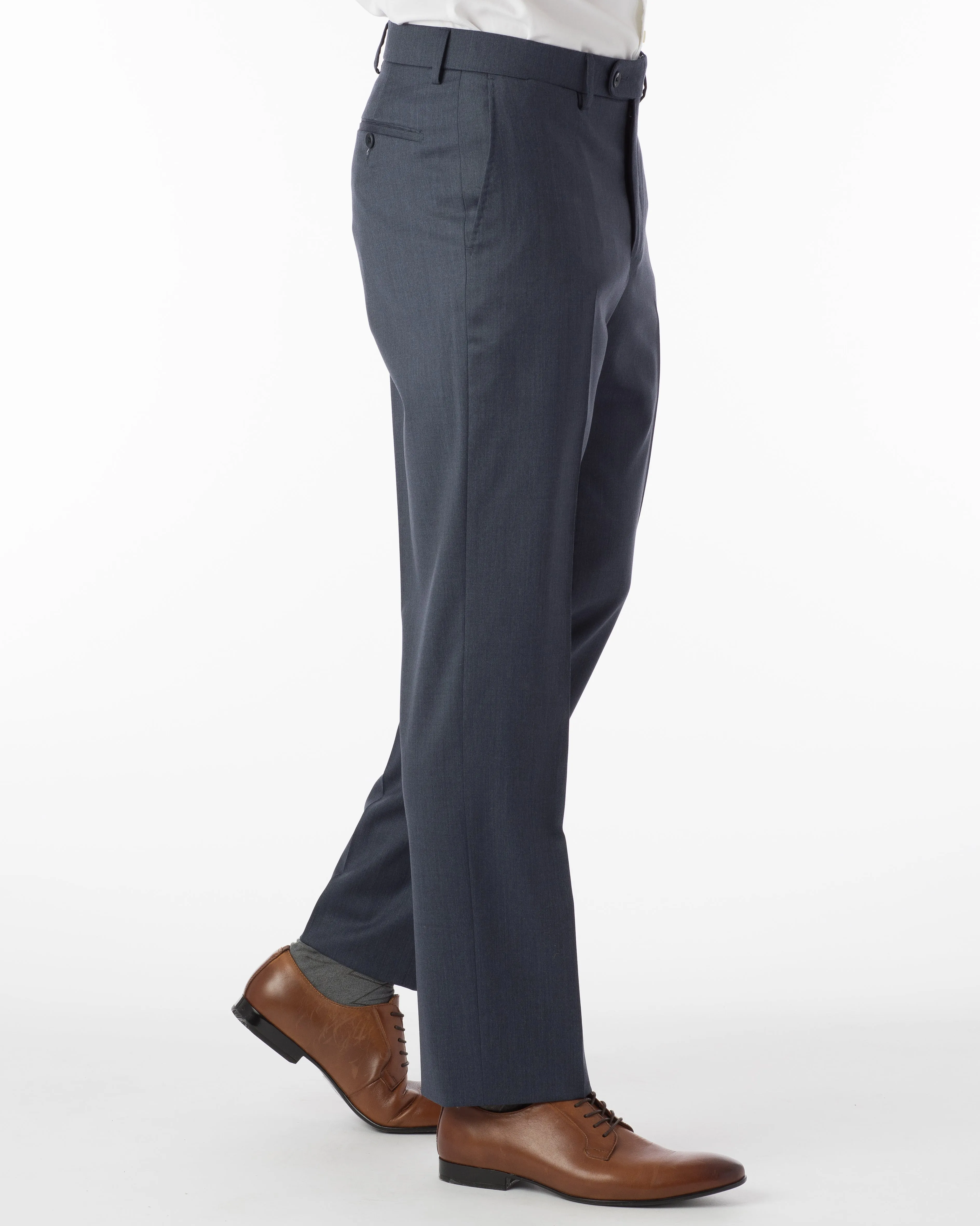 Ballin Pants - Houston Gabardine Loro Piana - Navy Mix