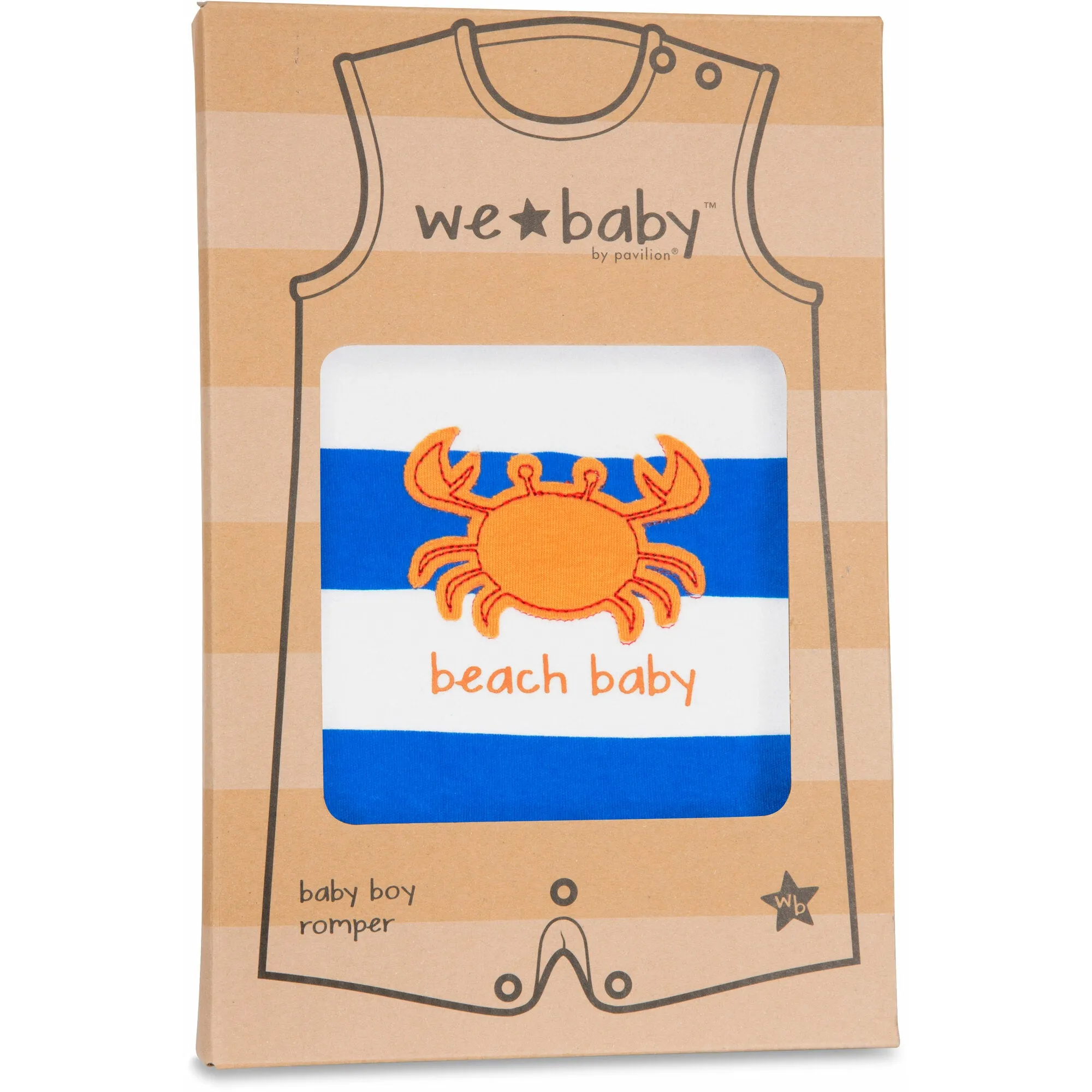 Beach Baby Boy Romper