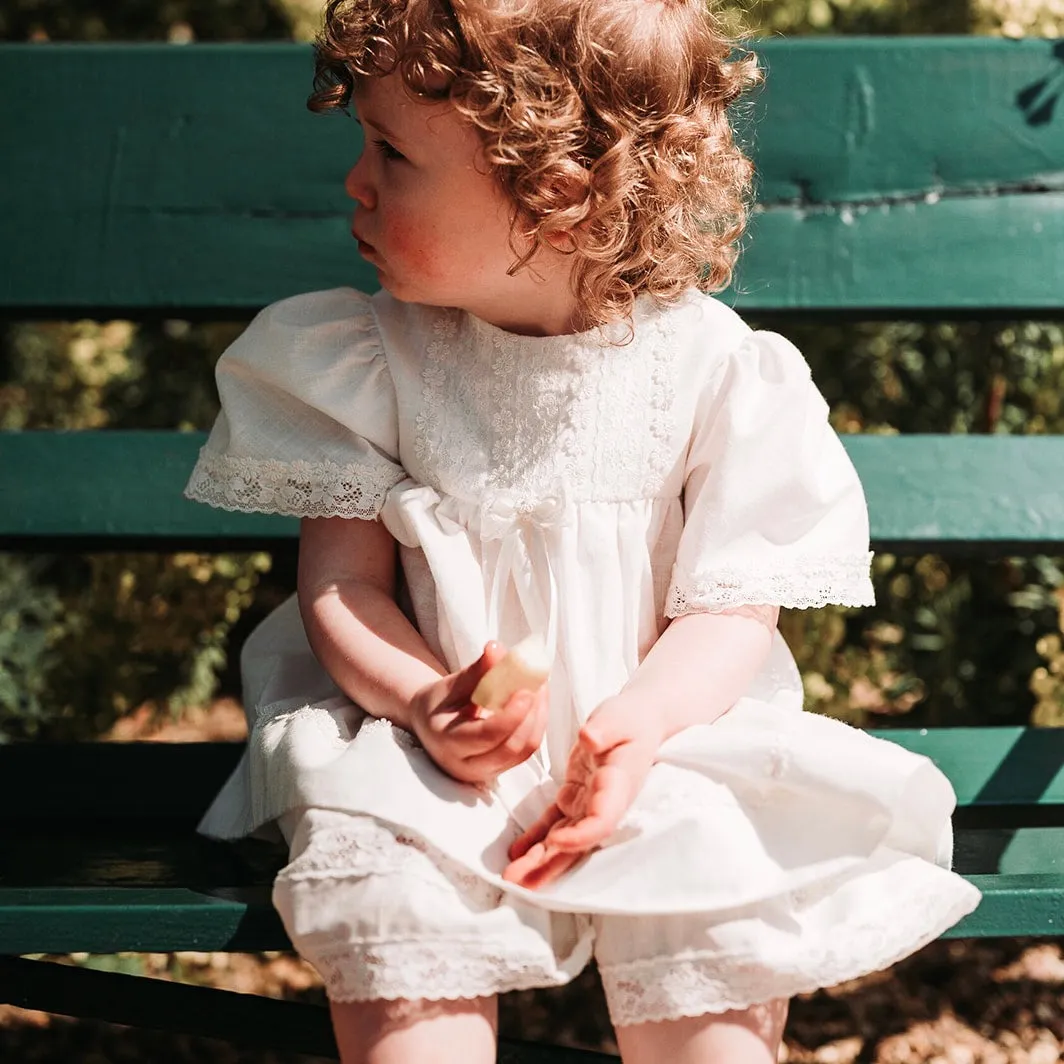 Beautiful Christening dress & bloomers ‘Thea’