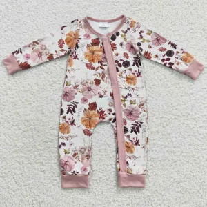 Boutique Baby Girls Rompers Pumpkin Jumpsuit LR0363