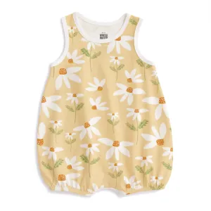 Bubble Romper - Daisies Yellow