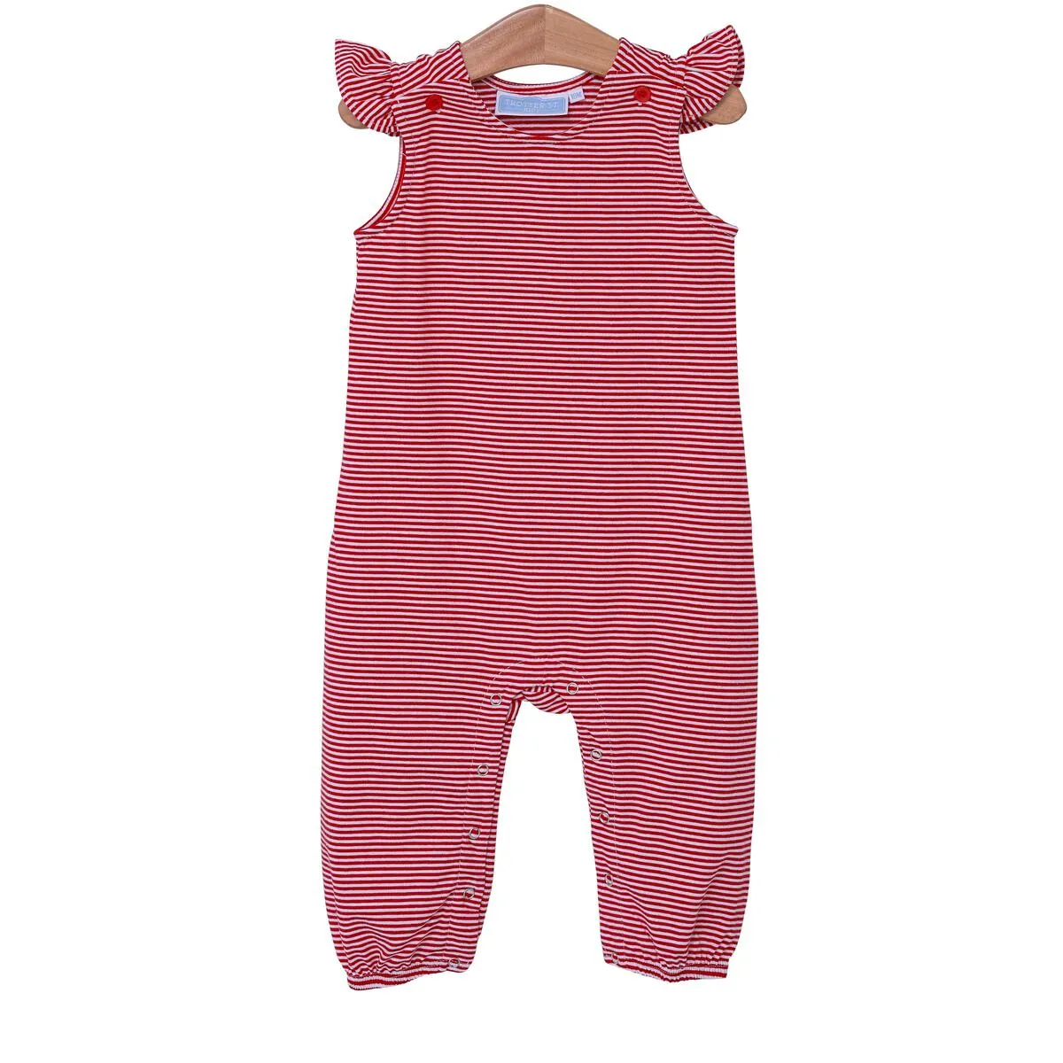 Caroline Romper Red Stripe