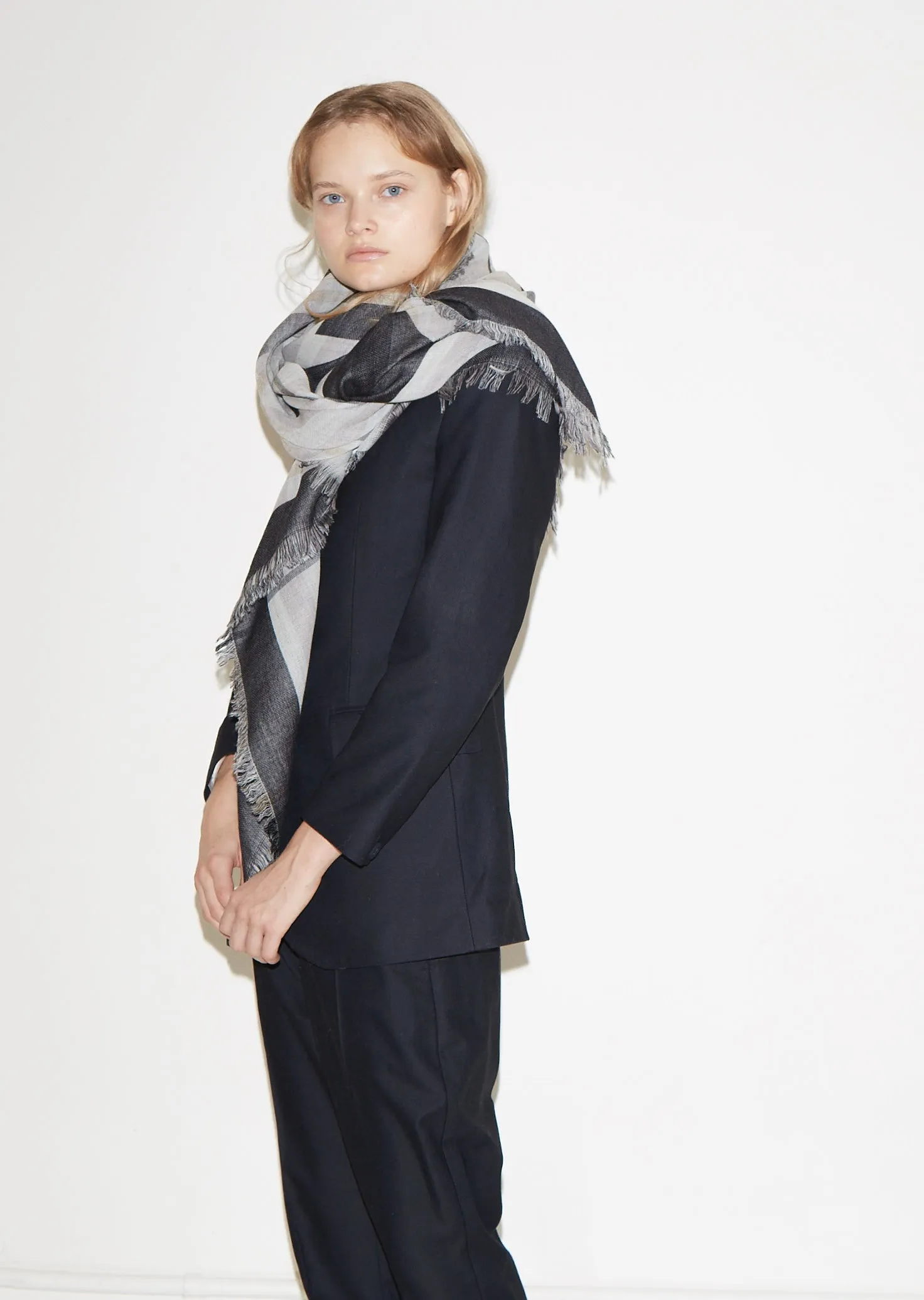 Ceremony Jacquard Wool Scarf