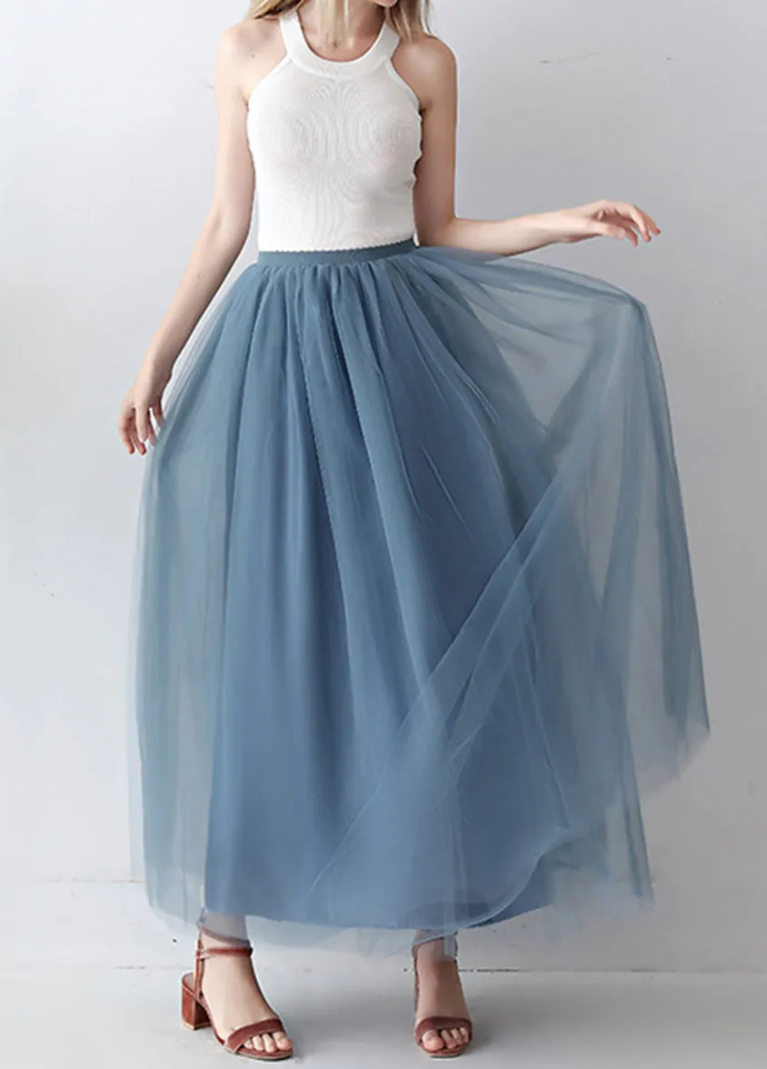 Chloe Tulle Midi Skirt