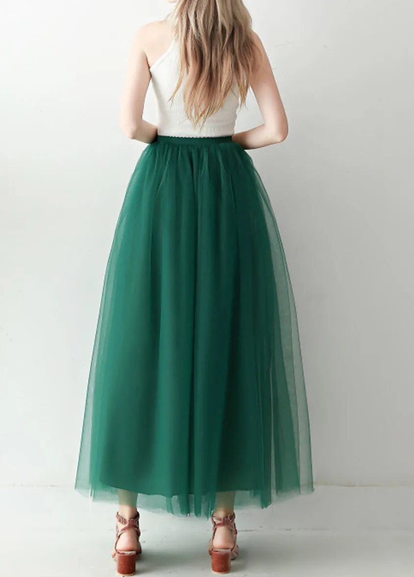 Chloe Tulle Midi Skirt