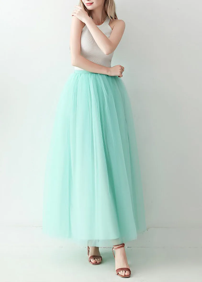 Chloe Tulle Midi Skirt