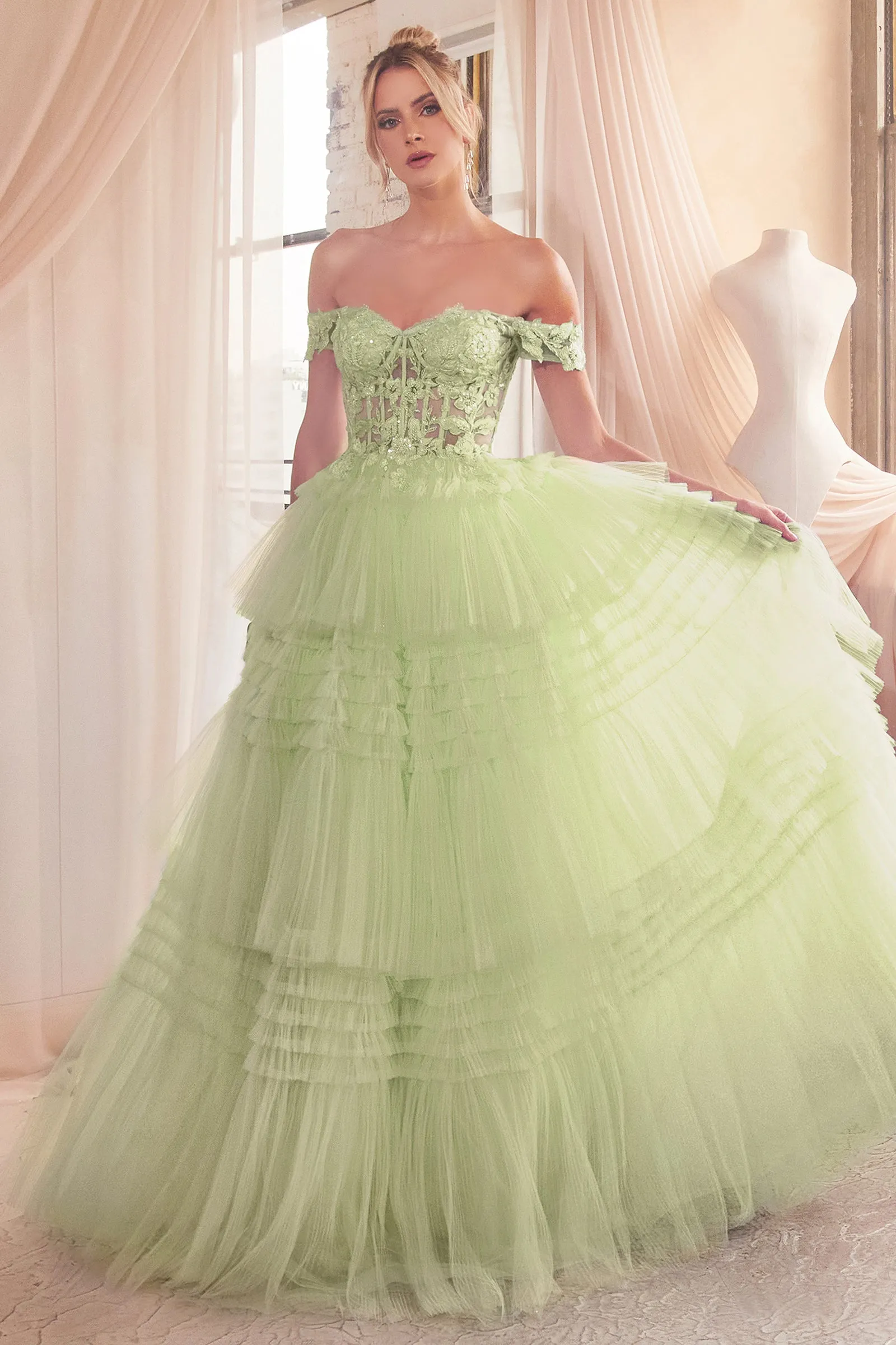 CINDERELLA DIVINE 9315 Tulle Ball Gown