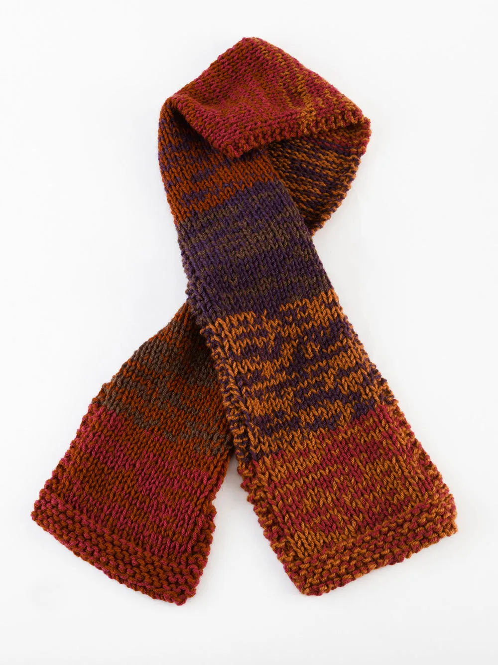 Color Blend Scarf (Knit)