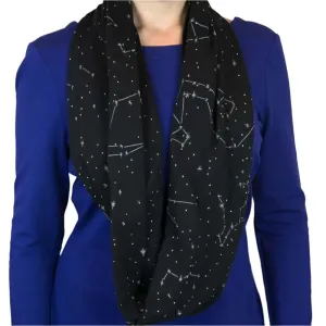 Constellations Infinity Scarf with Pocket