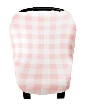 Copper Pearl 5-In-1 Multi Use Cover - Gingham Pink