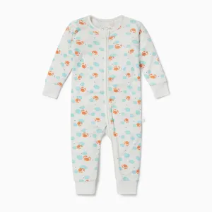 Crab & Shell Clever Zip Romper