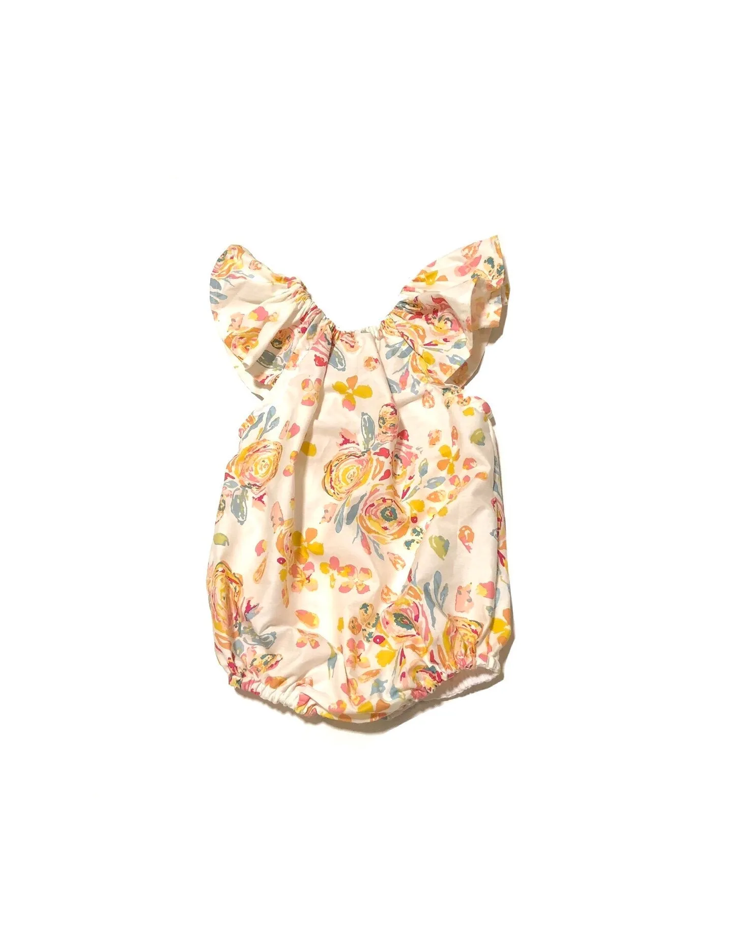 Cream Floral Bubble Romper