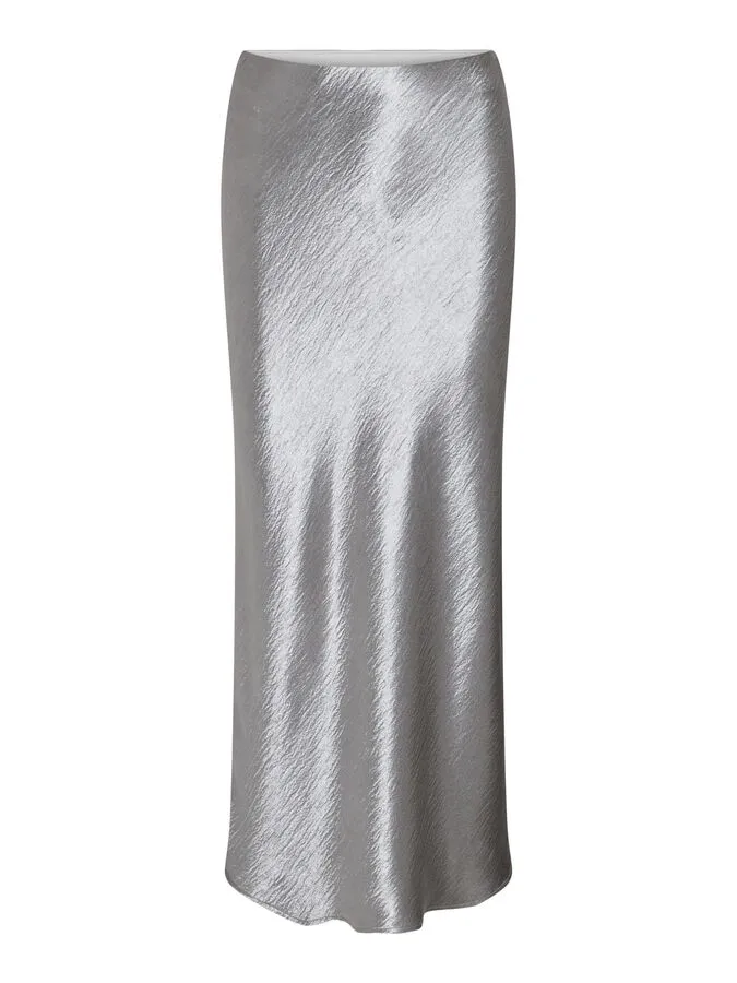 Dinne Slip Skirt - Silver