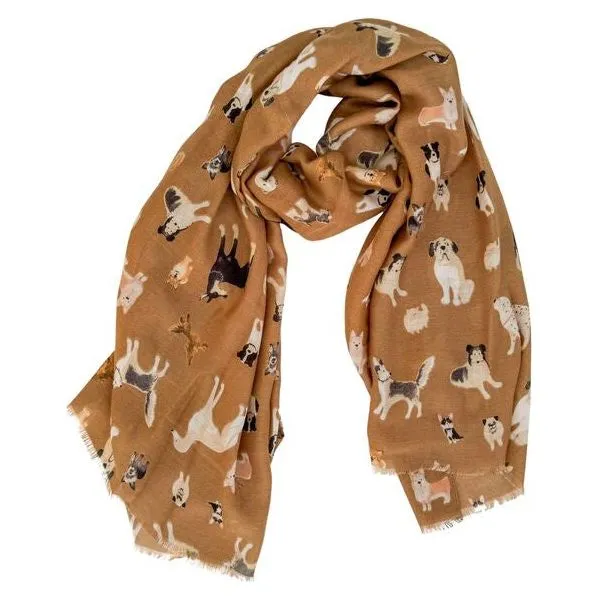 Dog Park Beige Scarf