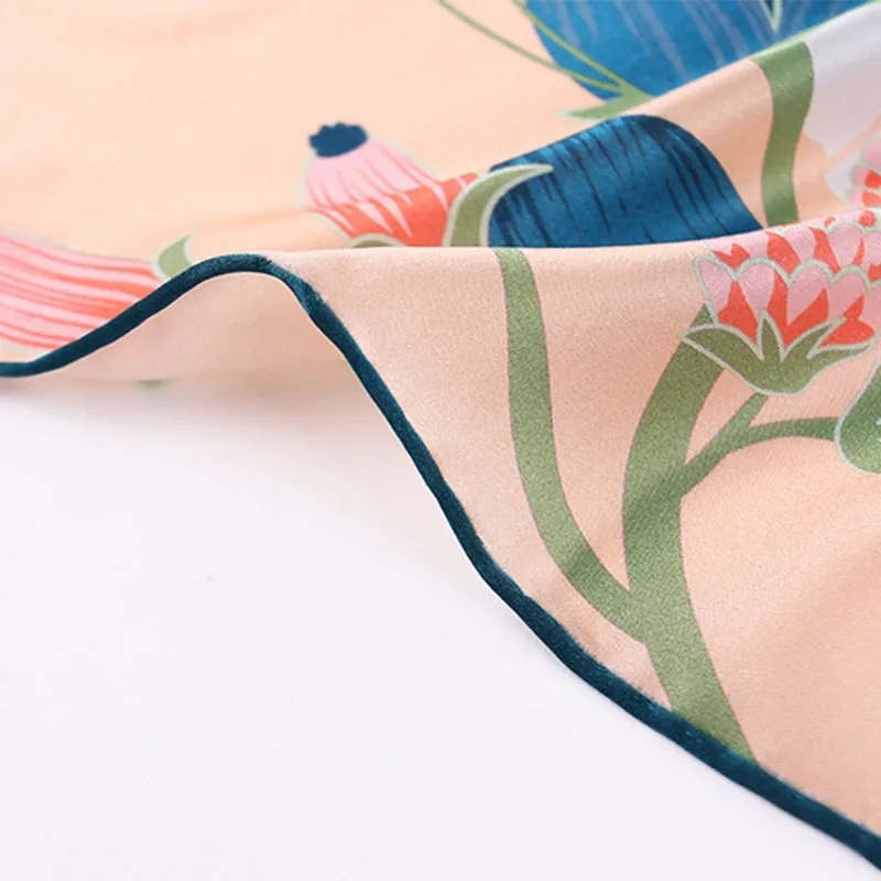 Early Spring Charmeuse Silk Scarf 65