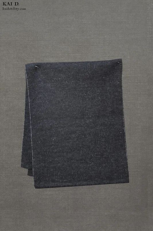 Emile Wool Scarf- Charcoal