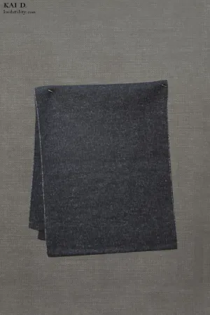 Emile Wool Scarf- Charcoal