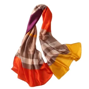 Fashion Print Silk Scarf