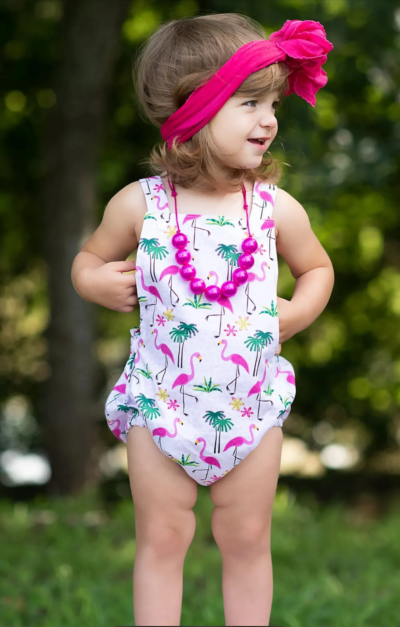 Flamingo Baby Romper