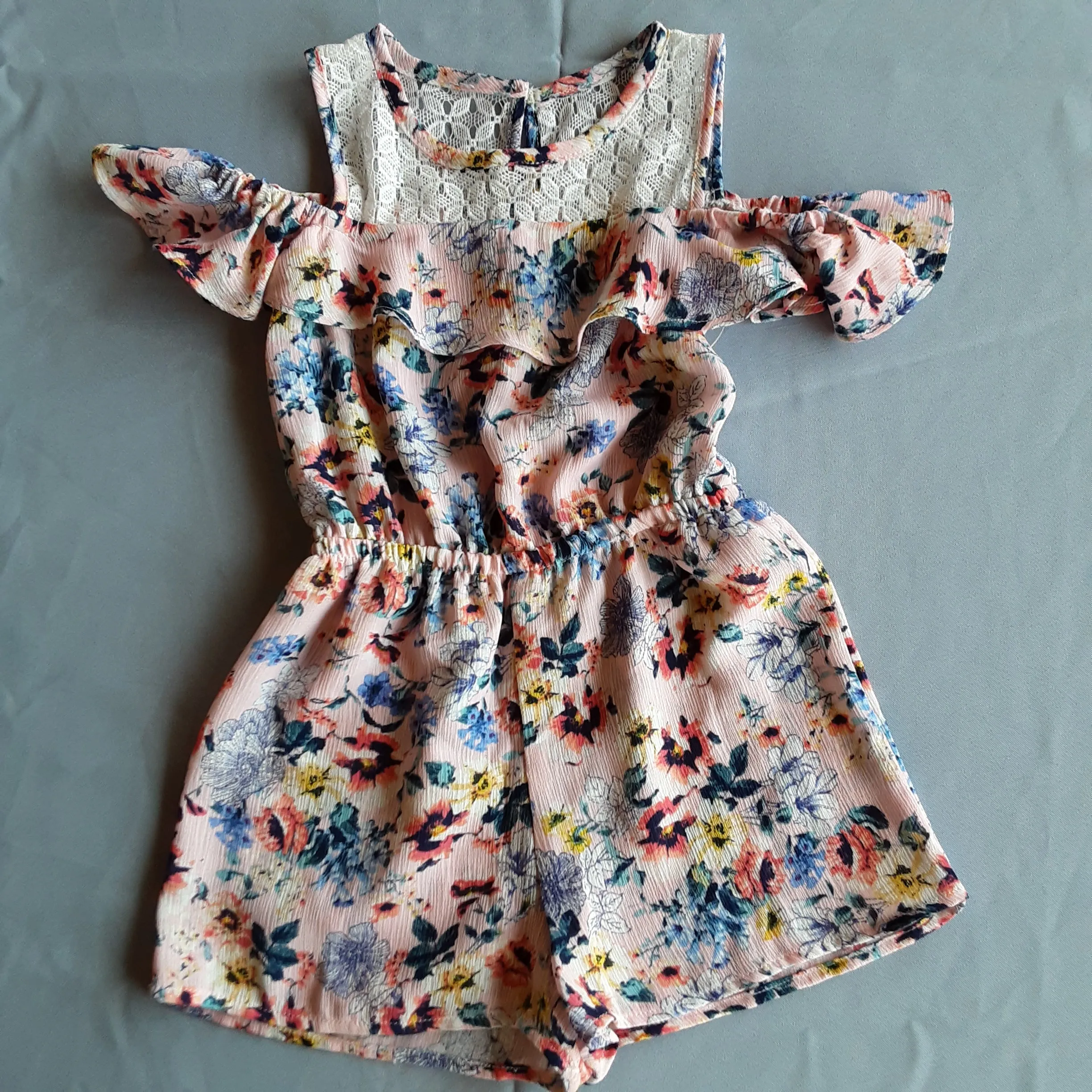 Floral Off Shoulder Romper