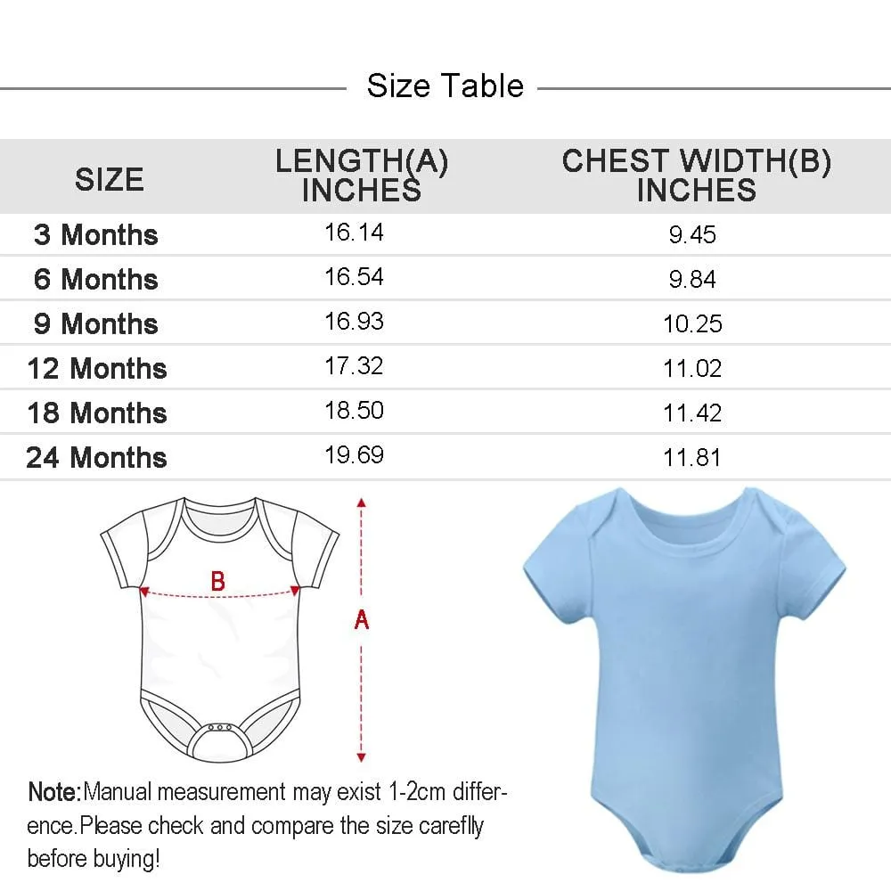 #For 3M-2T Custom Face Love You Bubble Romper Girls Boys Baby Jumpsuit Personalized Newborn Baby Bodysuit