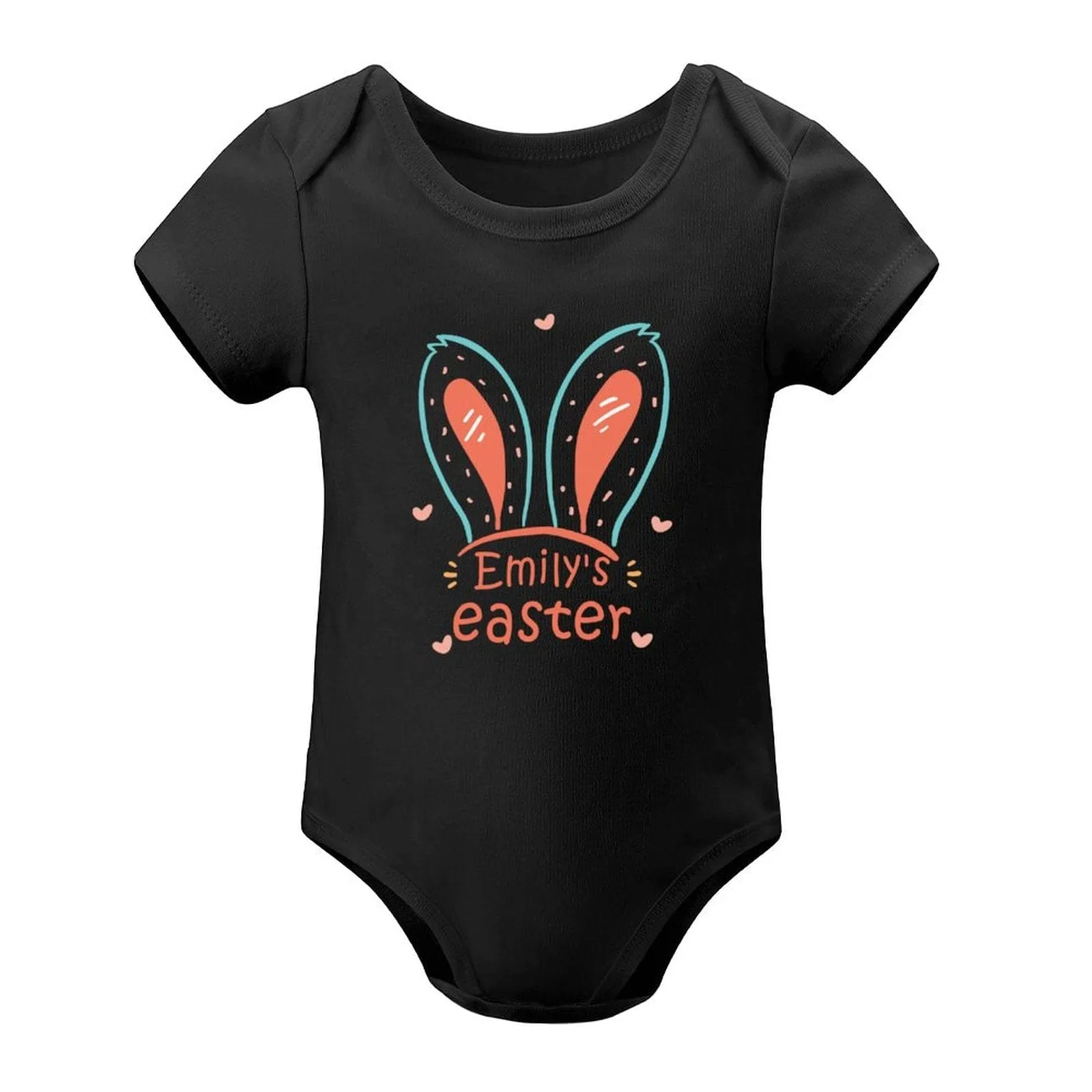 #For 3M-2T Custom Name Rabbit Newborn Baby Bodysuit Girls Boys Baby Jumpsuit Personalized Summer Bubble Romper