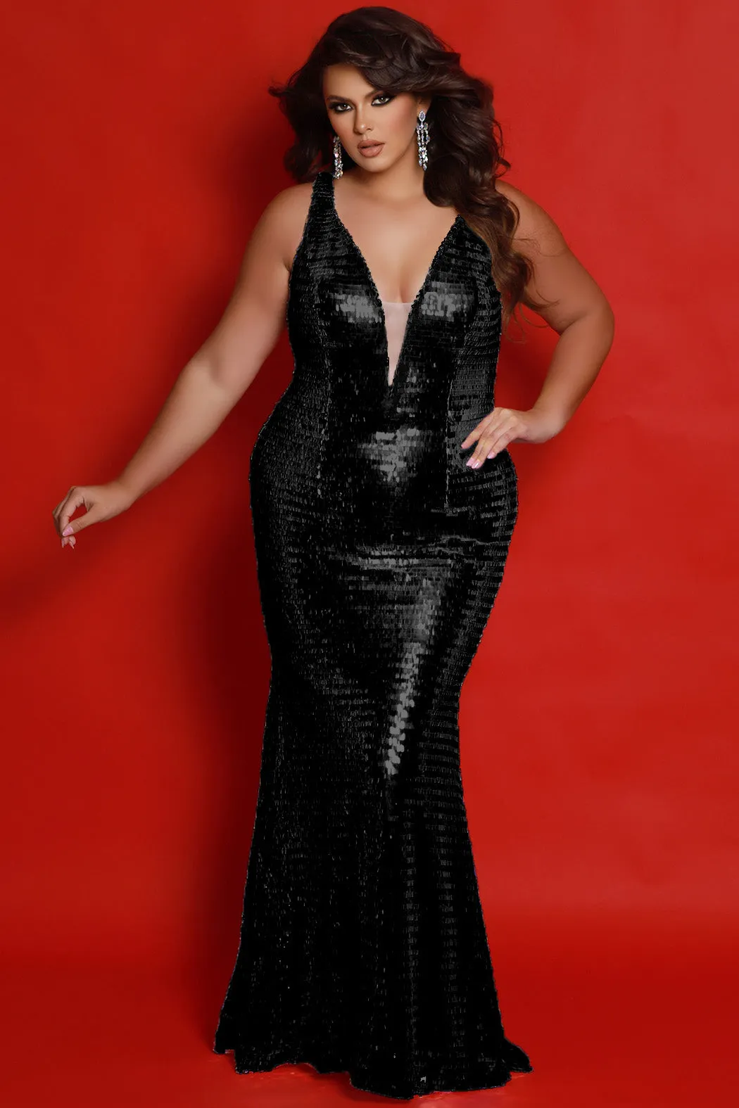 Front Runner Plus Size Pageant Dress