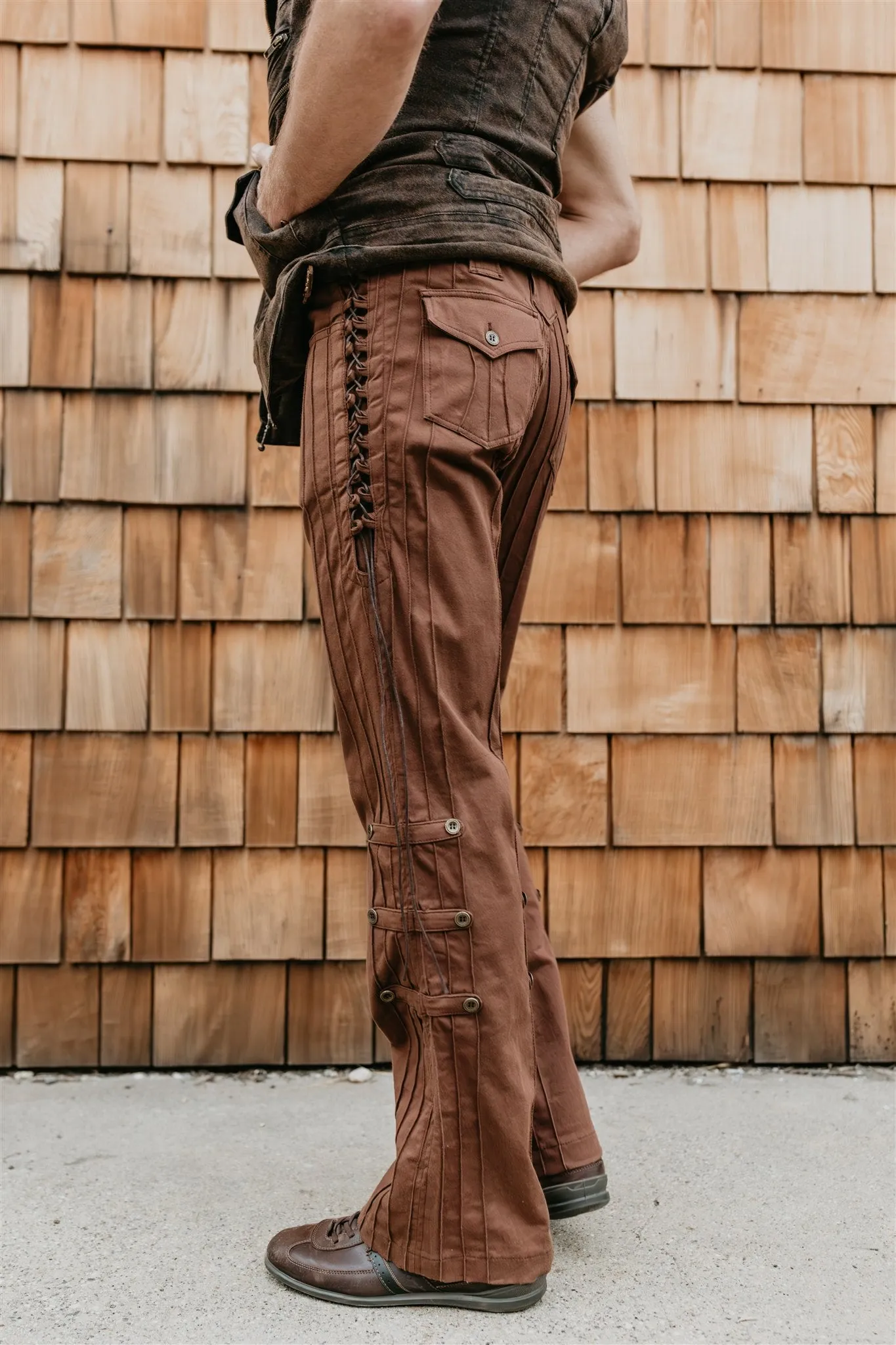 Gaucho Pants - Brown