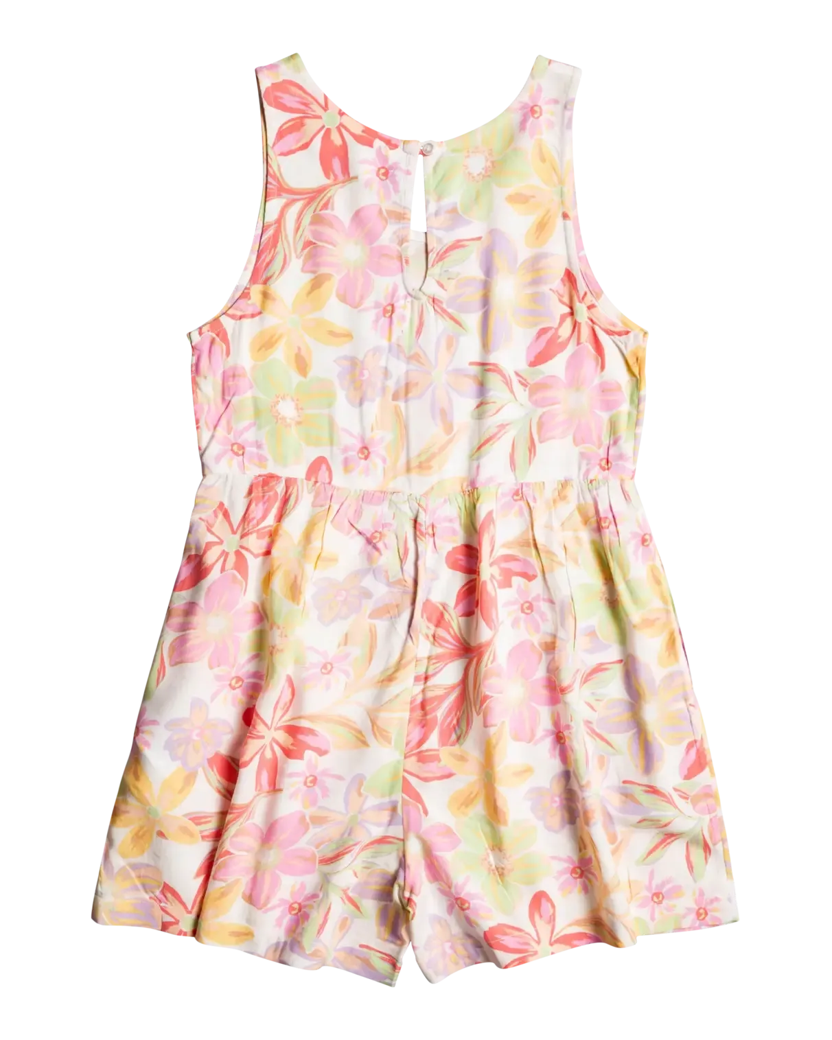 Girls In The Mountain Romper in Snow White Bayside Blooms