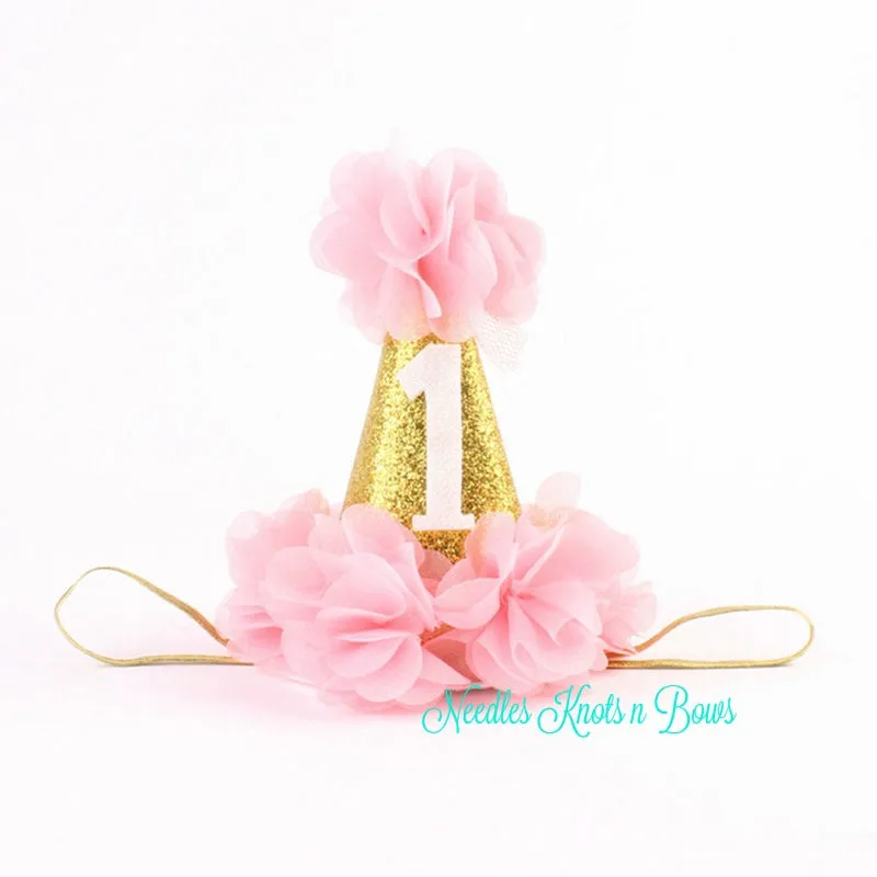 Girls Pink & Gold Sequin Romper, Cake Smash1st Birthday Outfit