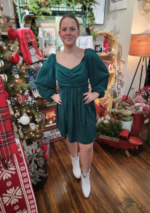 Green Baby Doll Dress