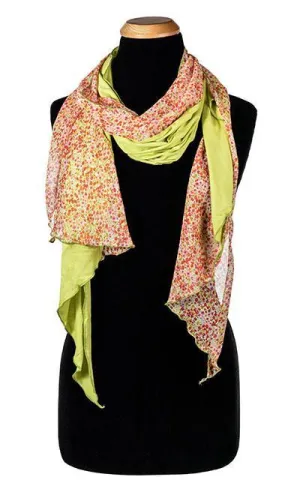 Handkerchief Scarf - Summer Daze with Martian Countryside Jersey Knit