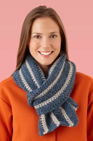 Horizontal Stripe Scarf Pattern (Crochet)