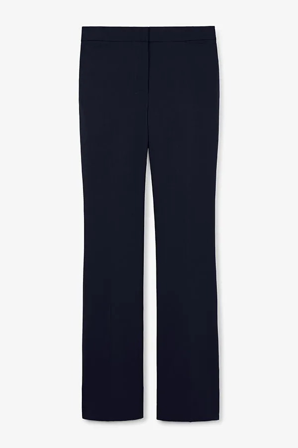 Horton Flare Trouser - Washable Wool Twill :: Dark Navy