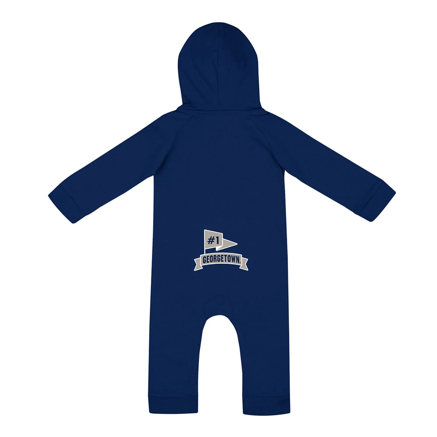 Infant Georgia Tech Yellow Jackets Wonkas Navy Romper