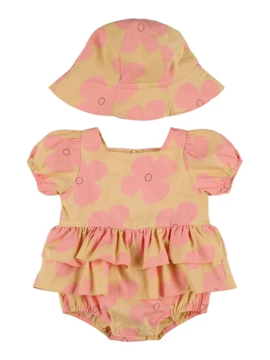 Jellymallow   Cotton romper &amp; hat 