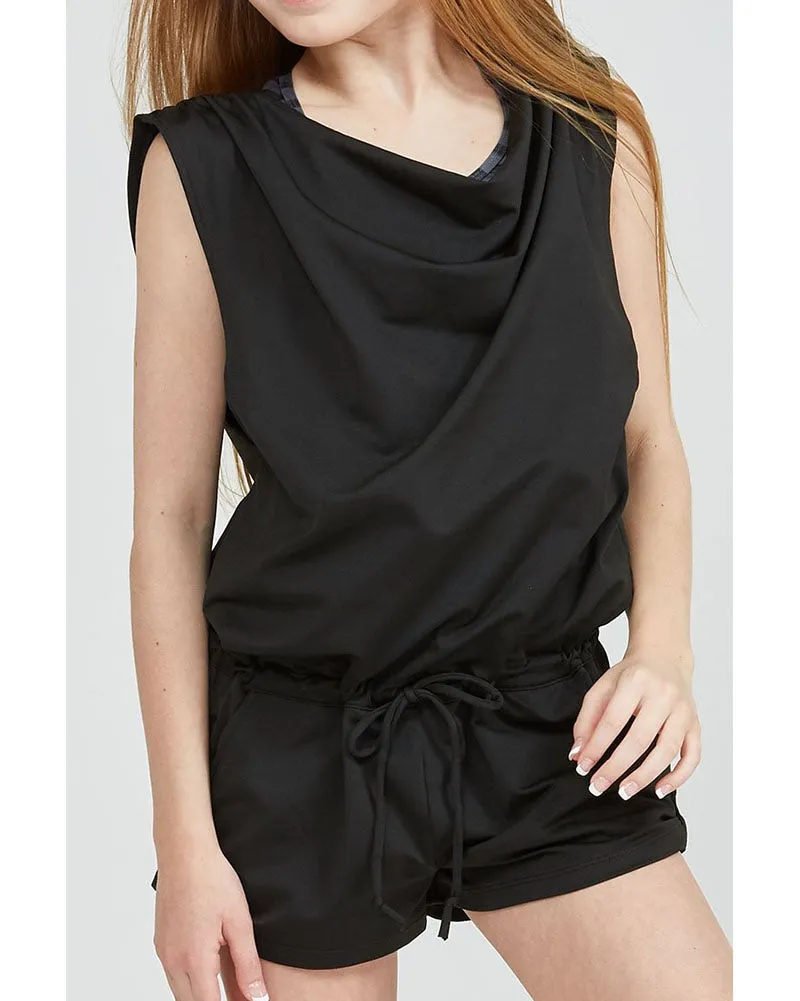 Jo Jax Olympia Romper - Girls - Black