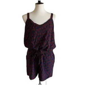 Kiabi Navy Blue & Red Romper Size 10